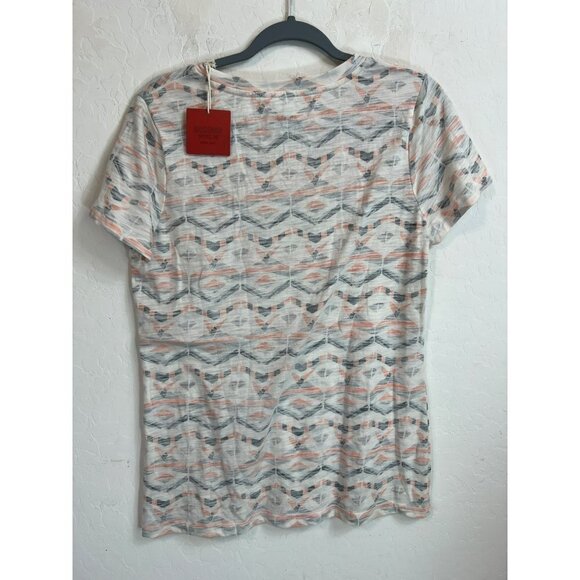 Mossimo Sz Large Inside Out Look Southwestern Print Tee Shirt T Shirt NWT - Picture 5 of 6